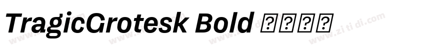 TragicGrotesk Bold 字体转换